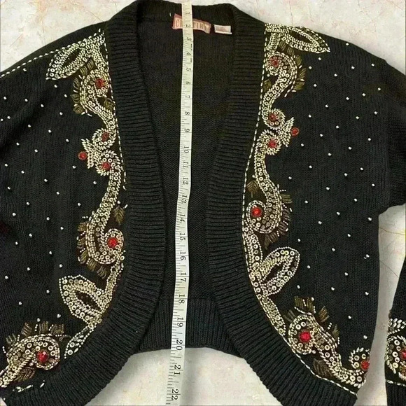Vintage Cristina Embellished Cardigan - Picture 13 of 14